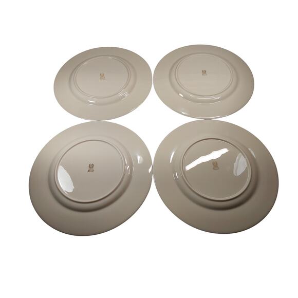 Lenox Montclair Dinner Plates Set of 4 – 10.5" Ivory with Platinum Trim – EUC - Picture 2 of 3